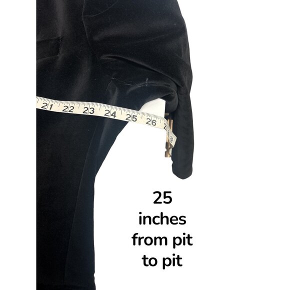 Faconnable Jeans Black Velvet Blazer Jacket Men’s XL — Designed in France, Luxur - Picture 16 of 16